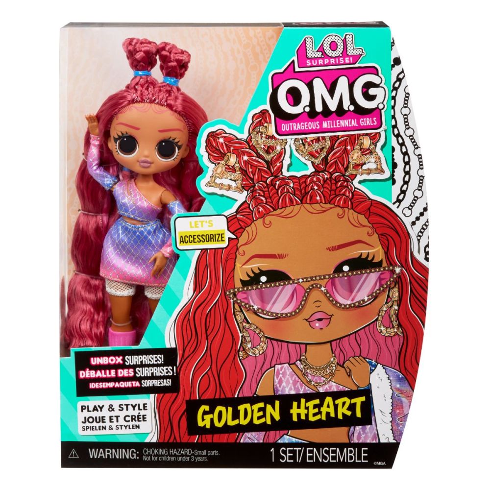 Кукла LOL Surprise OMG Core, Серия 7, Golden Heart, 588511EUC