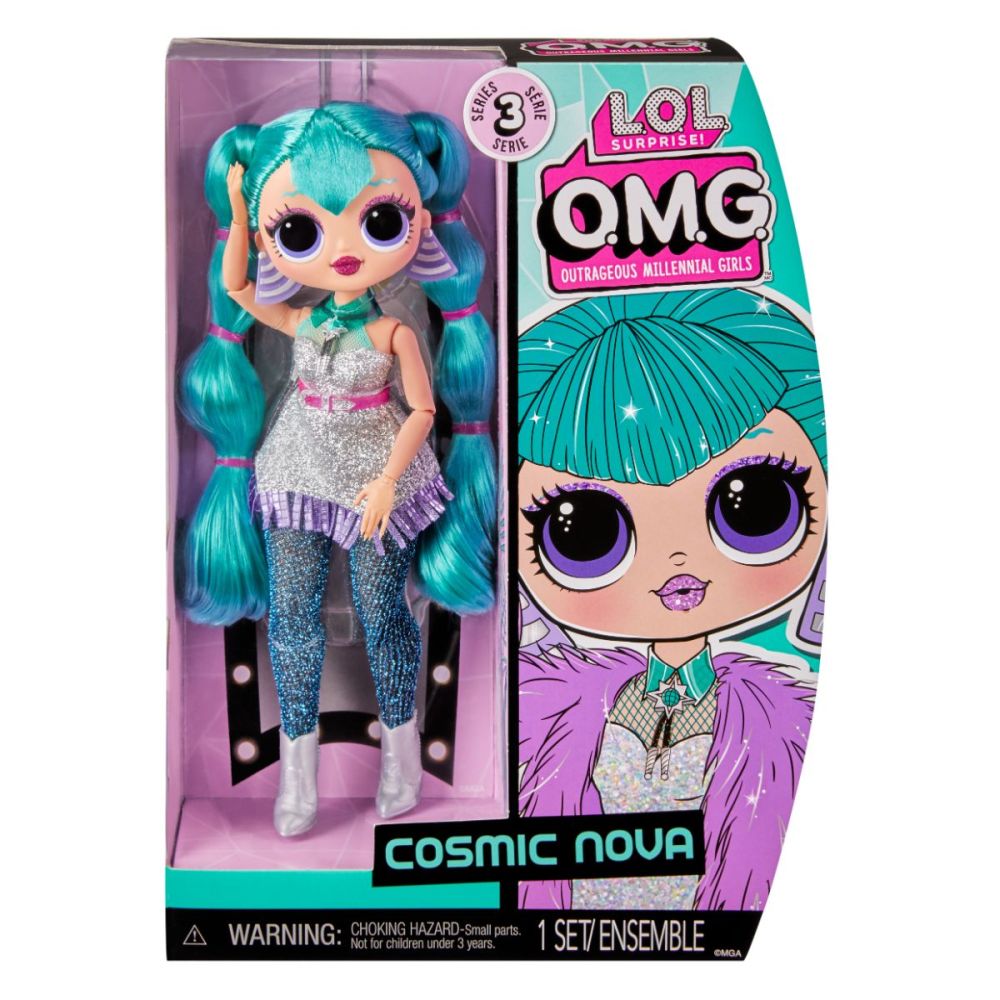 Кукла LOL Surprise OMG, Hos Doll, Серия 3, Cosmic Nova, 588566EUC
