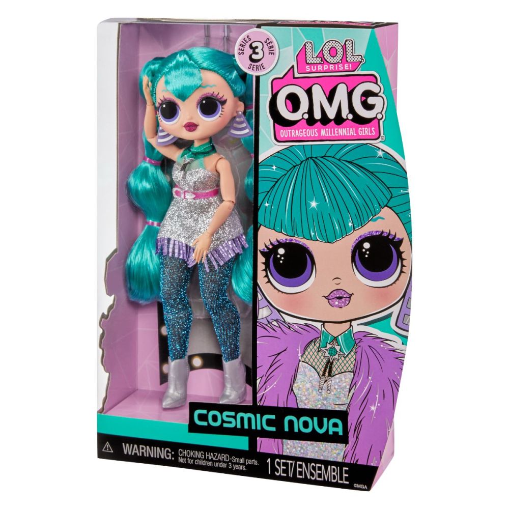 Кукла LOL Surprise OMG, Hos Doll, Серия 3, Cosmic Nova, 588566EUC