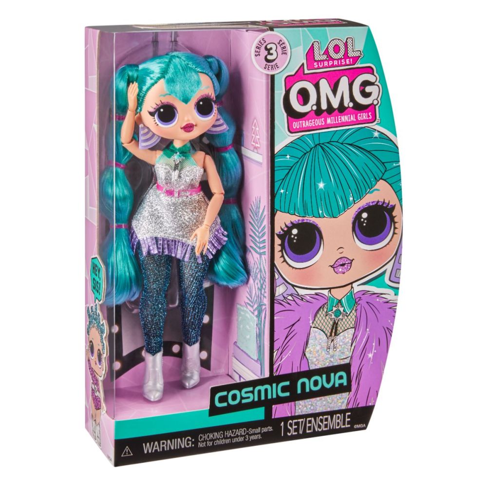 Кукла LOL Surprise OMG, Hos Doll, Серия 3, Cosmic Nova, 588566EUC
