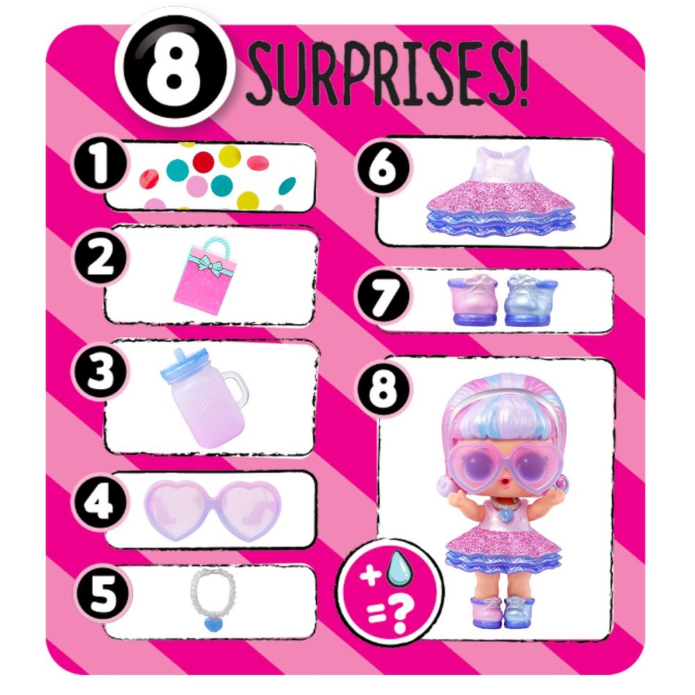 Кукла LOL Surprise, Confetti Pop Birthday, Glitter