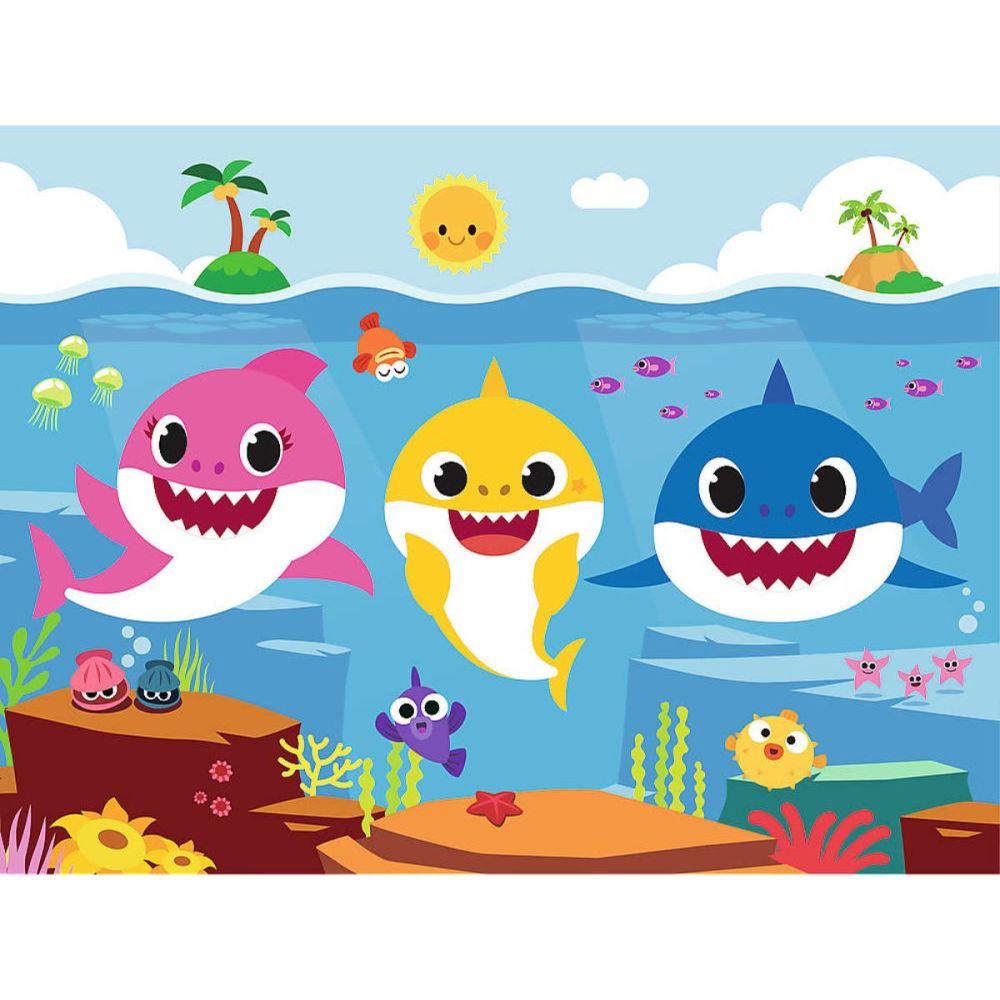 Пъзел Trefl 30 части, Подводният свят на акулите, Baby Shark