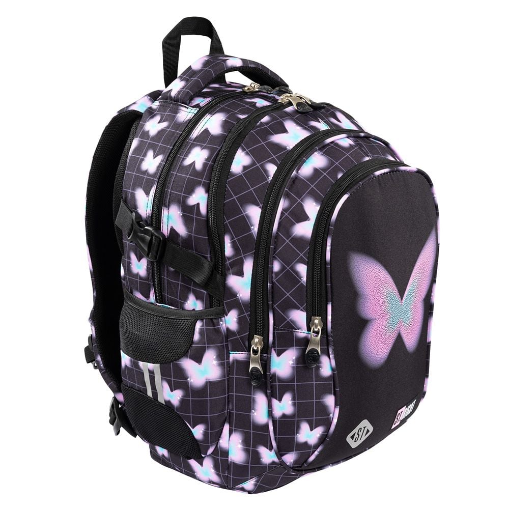 Раница с 4 отделения, St Majewski, St. Right Pastel Butterfly, 43 см