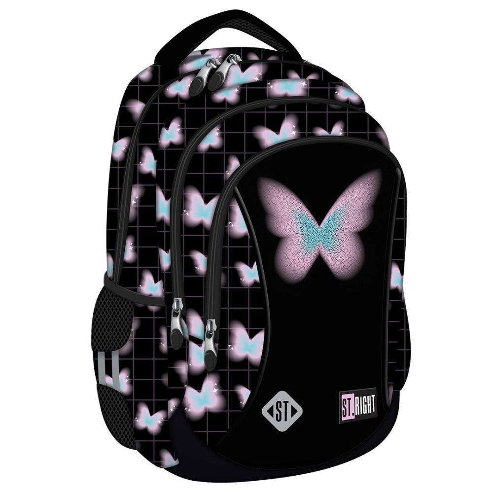 Раница с 3 отделения, St Majewski, St.Right Pastel Butterfly, 39 см