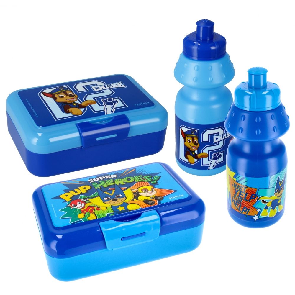 Бутилка и кутия за обяд, Starpak Paw Patrol, Сини