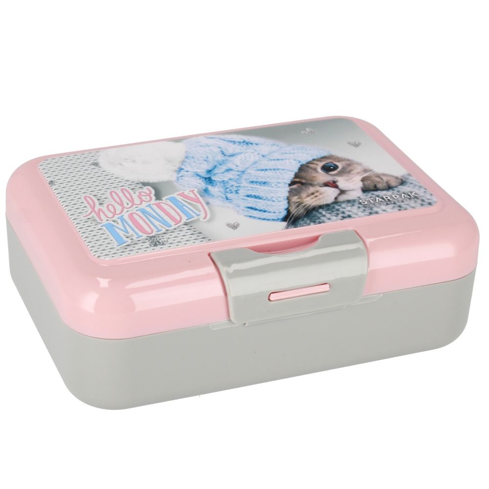 Комплект бутилка за вода 350 мл и кутия за обяд 16 x 12,5 см, Starpak, Cuties