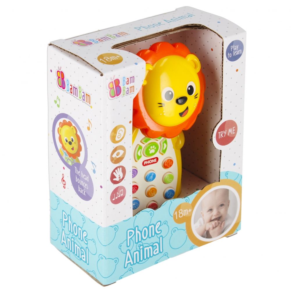 Интерактивна играчка, BamBam, Телефон, Лъв