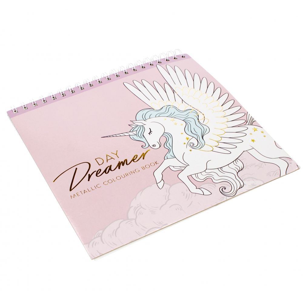 Комплект книжка за оцветяване с флумастери Starpak, Еднорог