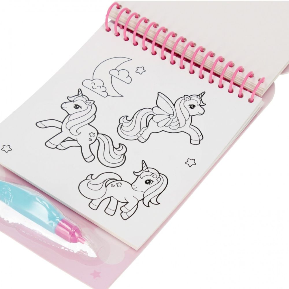Книжка за оцветяване с вода, Starpak, Unicorn