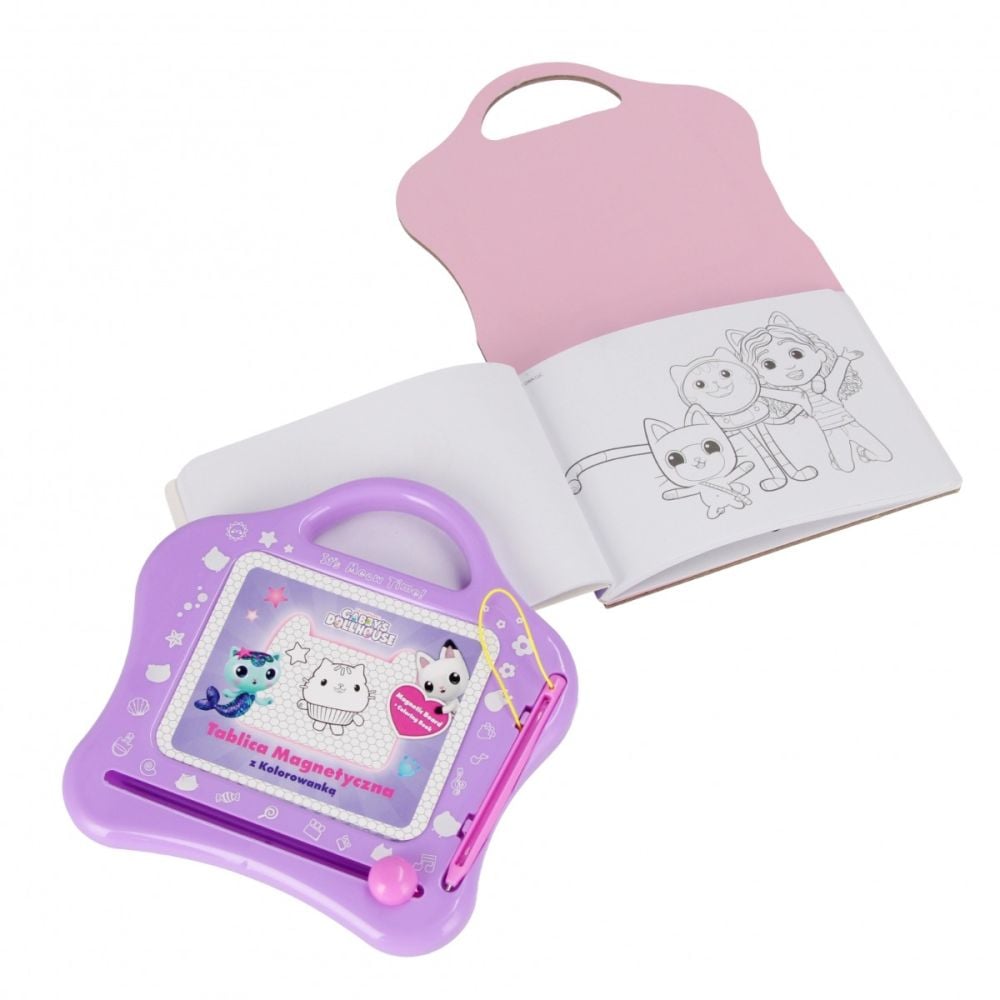 Магнитна дъска с книжка за оцветяване, Starpak, Gabbys Dollhouse