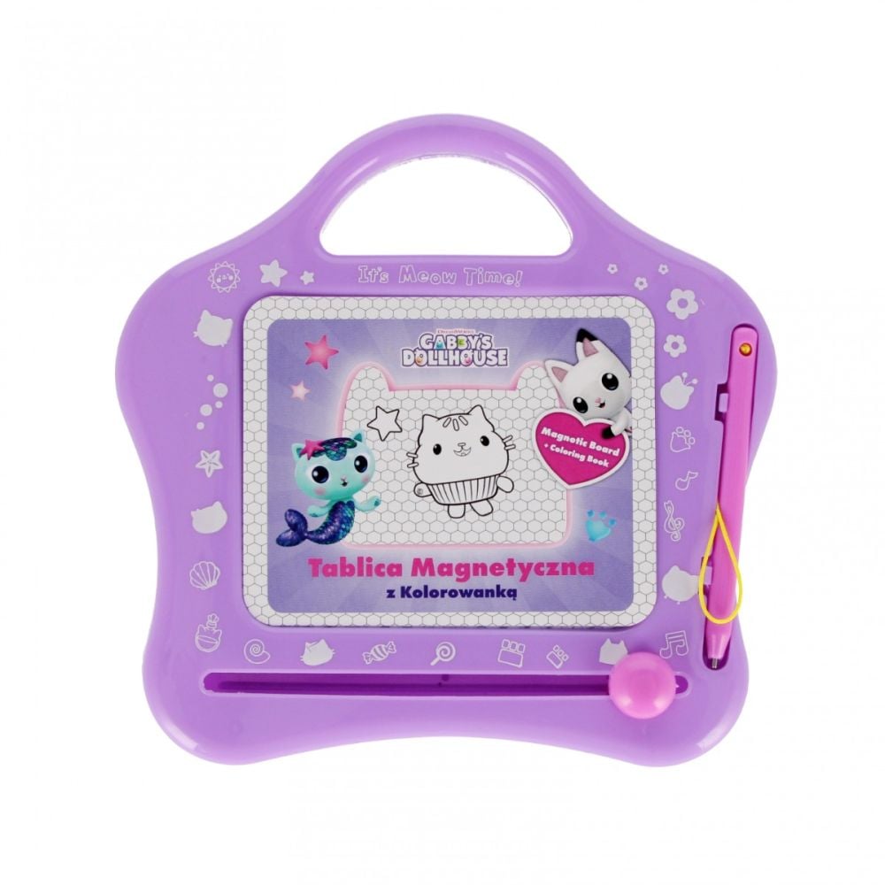 Магнитна дъска с книжка за оцветяване, Starpak, Gabbys Dollhouse