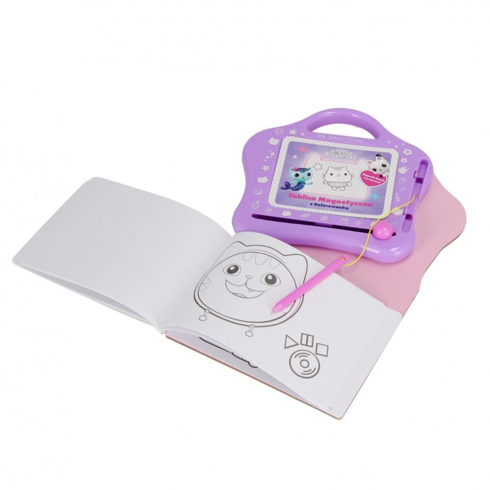 Магнитна дъска с книжка за оцветяване, Starpak, Gabbys Dollhouse
