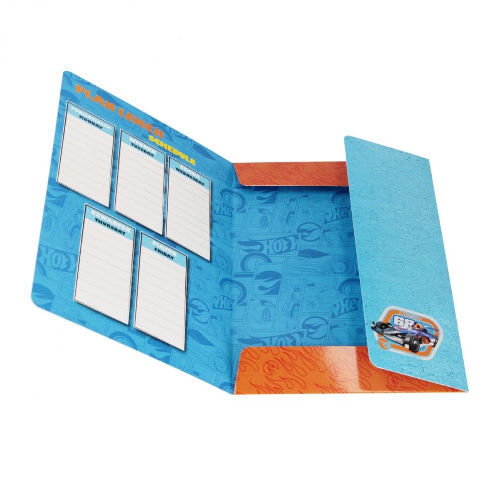 Папка А4 с ластик, Starpak, Hot Wheels