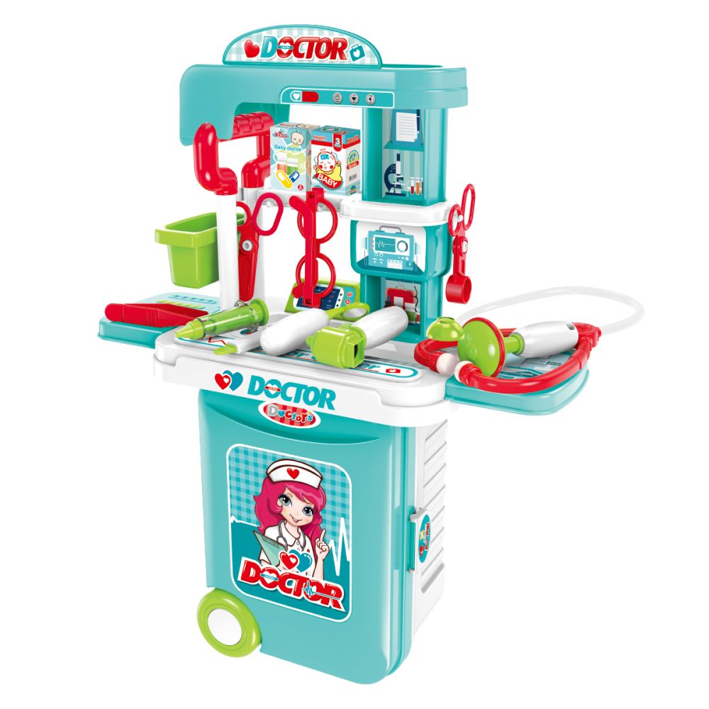  Преносим комплект, количка за лекар, Noriel Kids