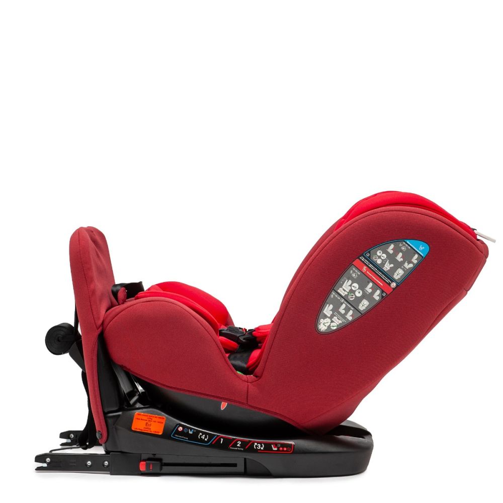 Столче за кола с isofix, Juju, Total 360 I-Size, Червено