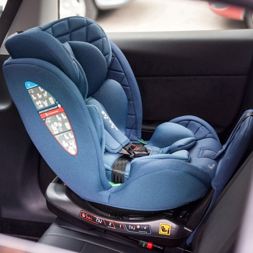 Столче за кола с isofix, Juju, Total 360 I-Size, Синьо