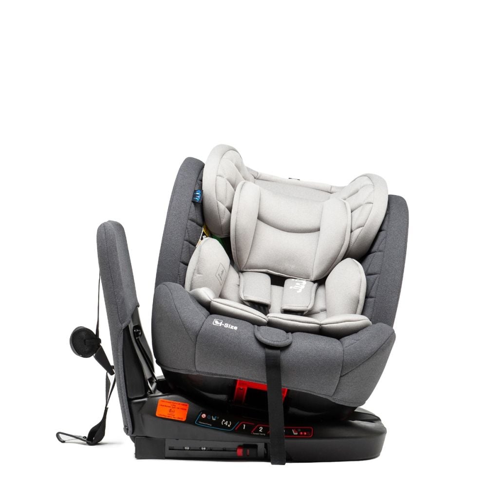 Столче за кола с isofix, Juju, Total 360 I-Size, Сиво