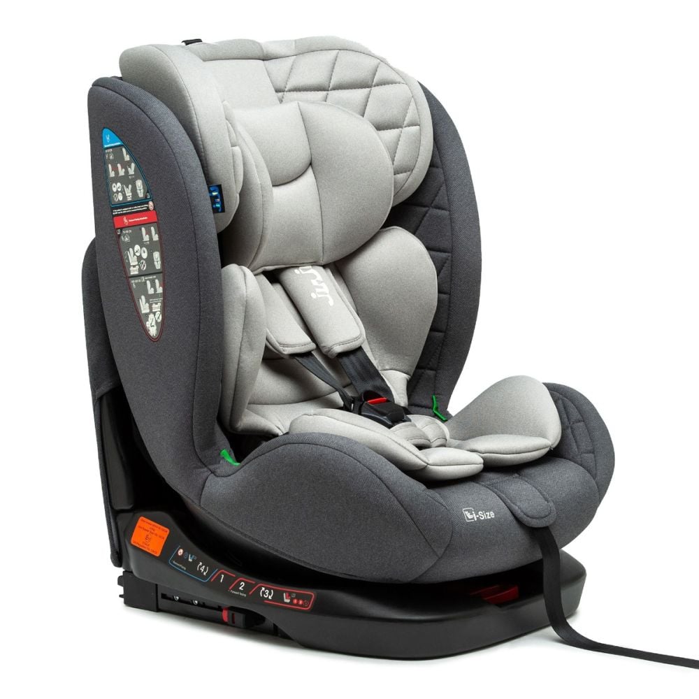 Столче за кола с isofix, Juju, Total 360 I-Size, Сиво