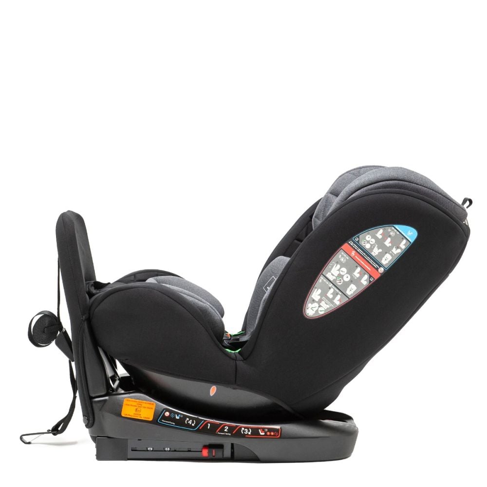 Столче за кола с isofix, Juju, Total 360 I-Size, Черно