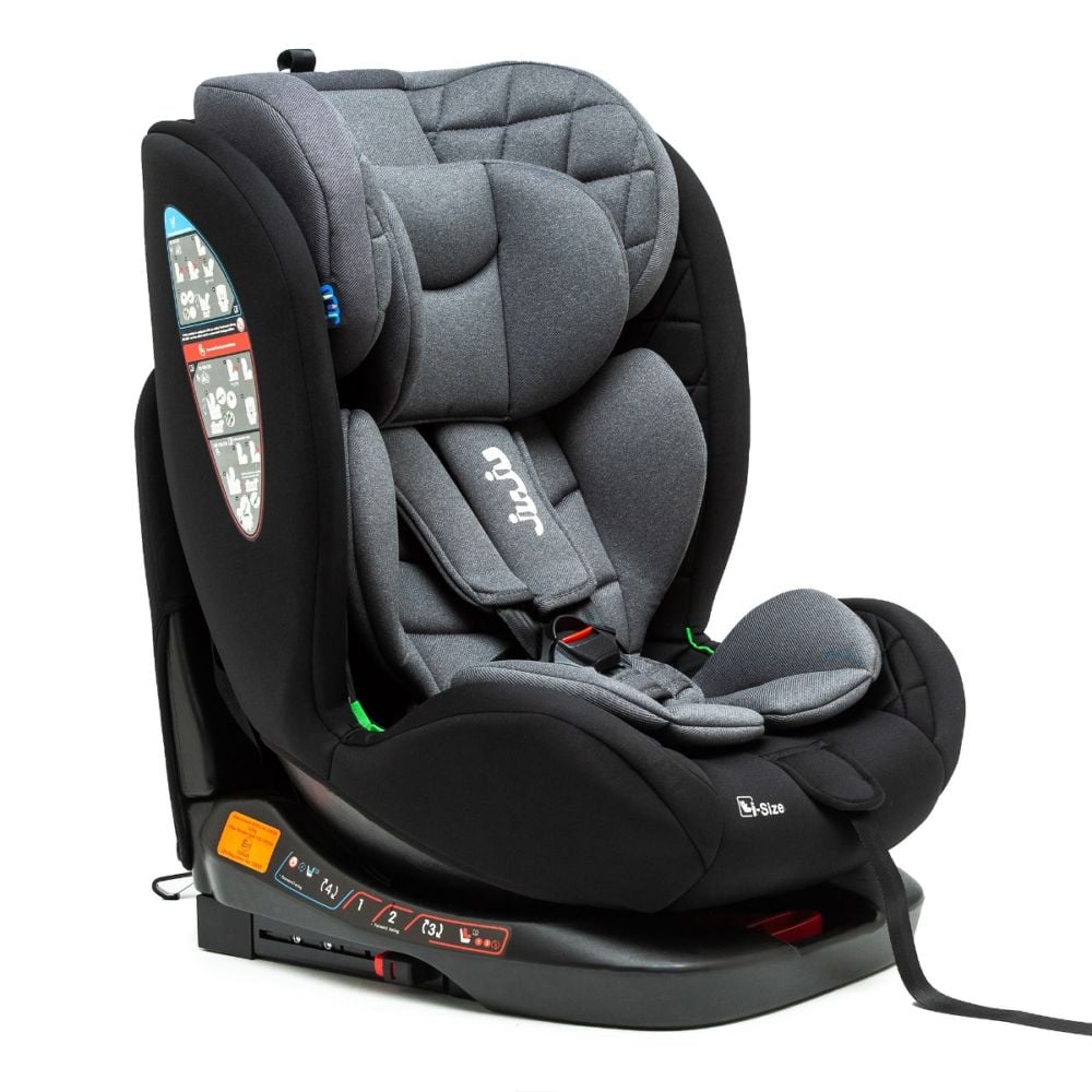 Столче за кола с isofix, Juju, Total 360 I-Size, Черно