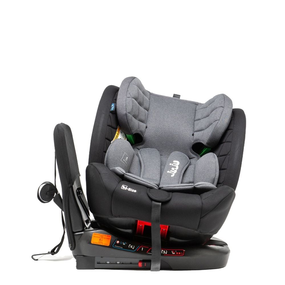 Столче за кола с isofix, Juju, Total 360 I-Size, Черно