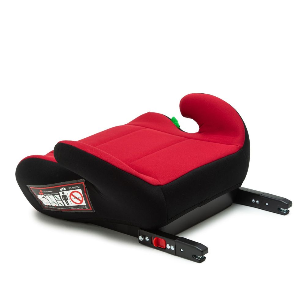 Седалка за автомобил, Juju Jazzy Booster I-Size Isofix, Черно-червена