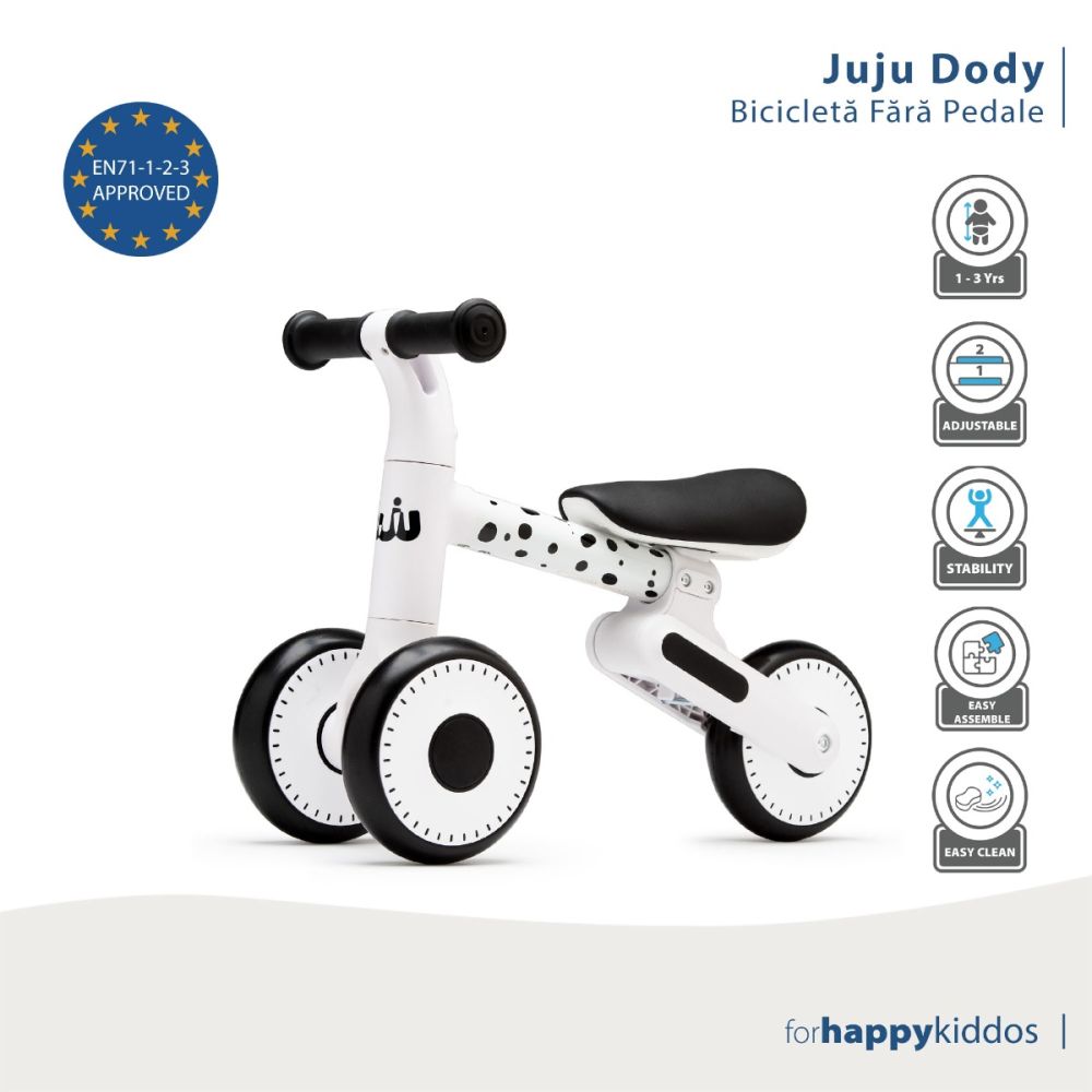 Колело без педали Juju Dody, Бяло