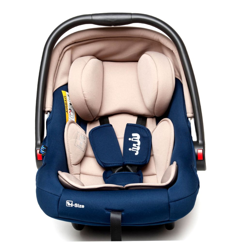 Кошница за кола Juju Baby Boo I-Size, Бежово - Синя