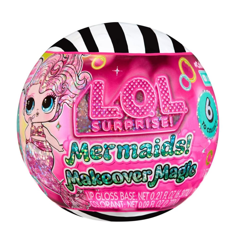 Кукла изненада, LOL Surprise, Mermaids Makeover Magic Tots, 596301EUC