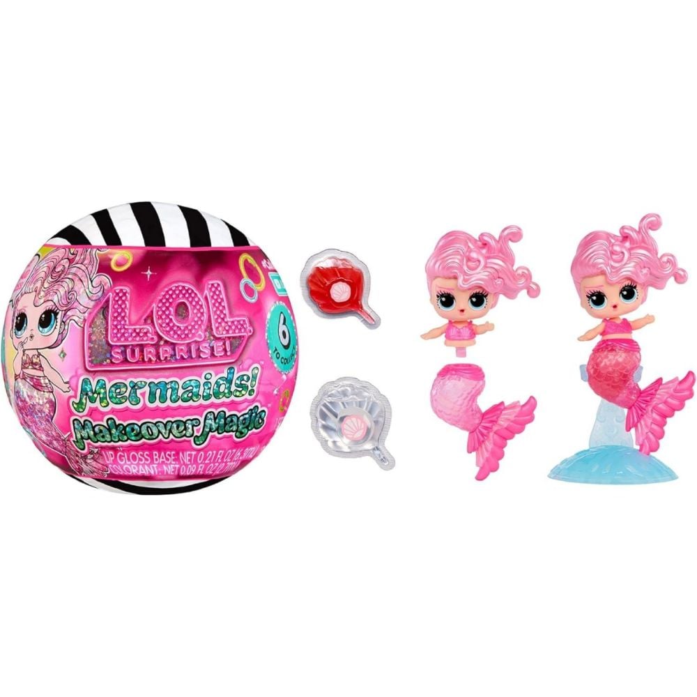 Кукла изненада, LOL Surprise, Mermaids Makeover Magic Tots, 596301EUC
