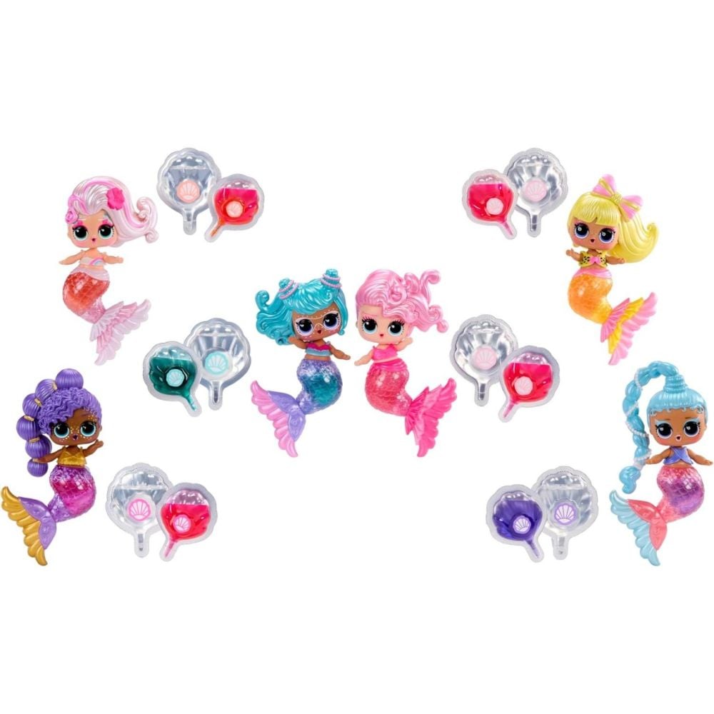 Кукла изненада, LOL Surprise, Mermaids Makeover Magic Tots, 596301EUC