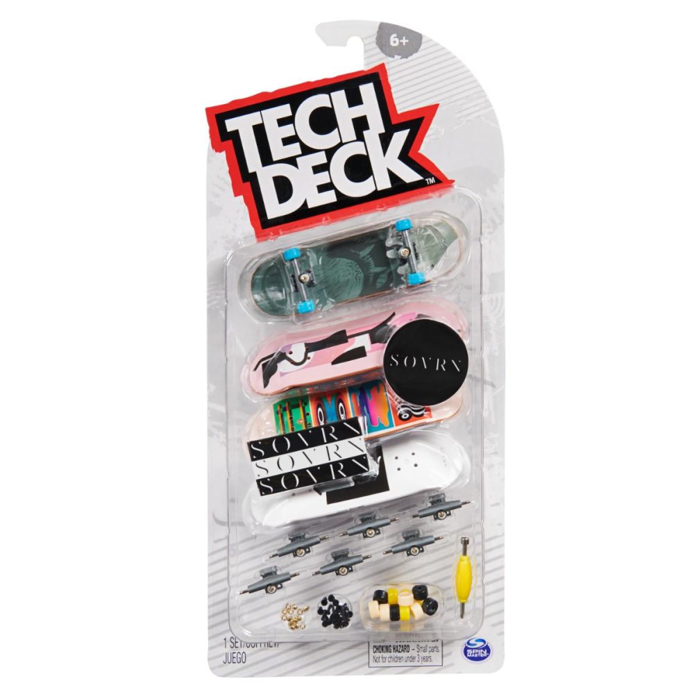 Комплект мини скейтборд Tech Deck, 4 бр, Sovrn, 20140763
