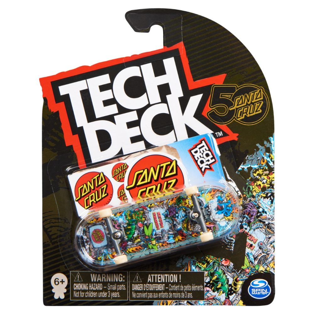 Мини скейтборд дъска Tech Deck, Santa Cruz 50 Kevin Bauer, 20141344