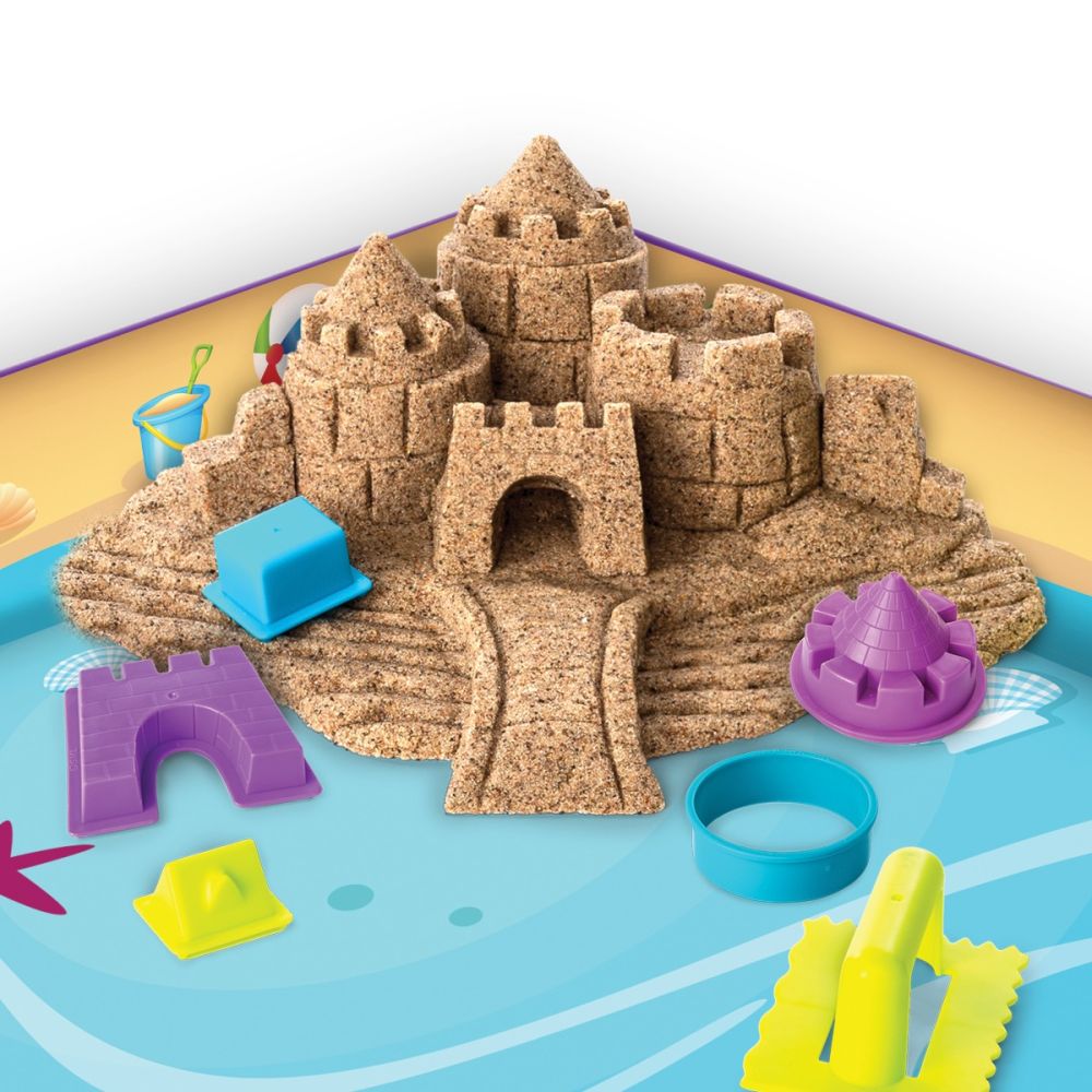 Творчески комплект Kinetic Sand - Един ден на плажа