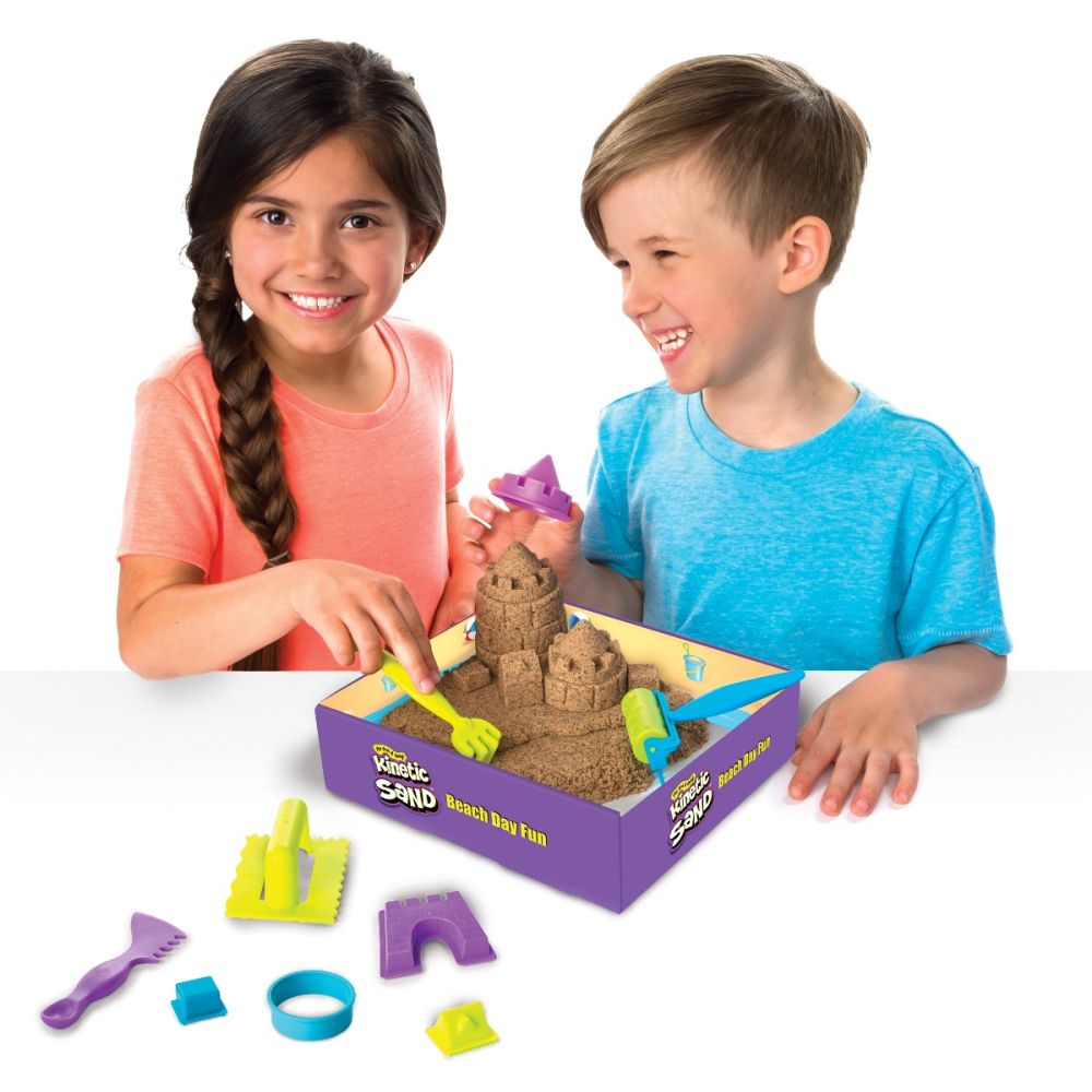 Творчески комплект Kinetic Sand - Един ден на плажа