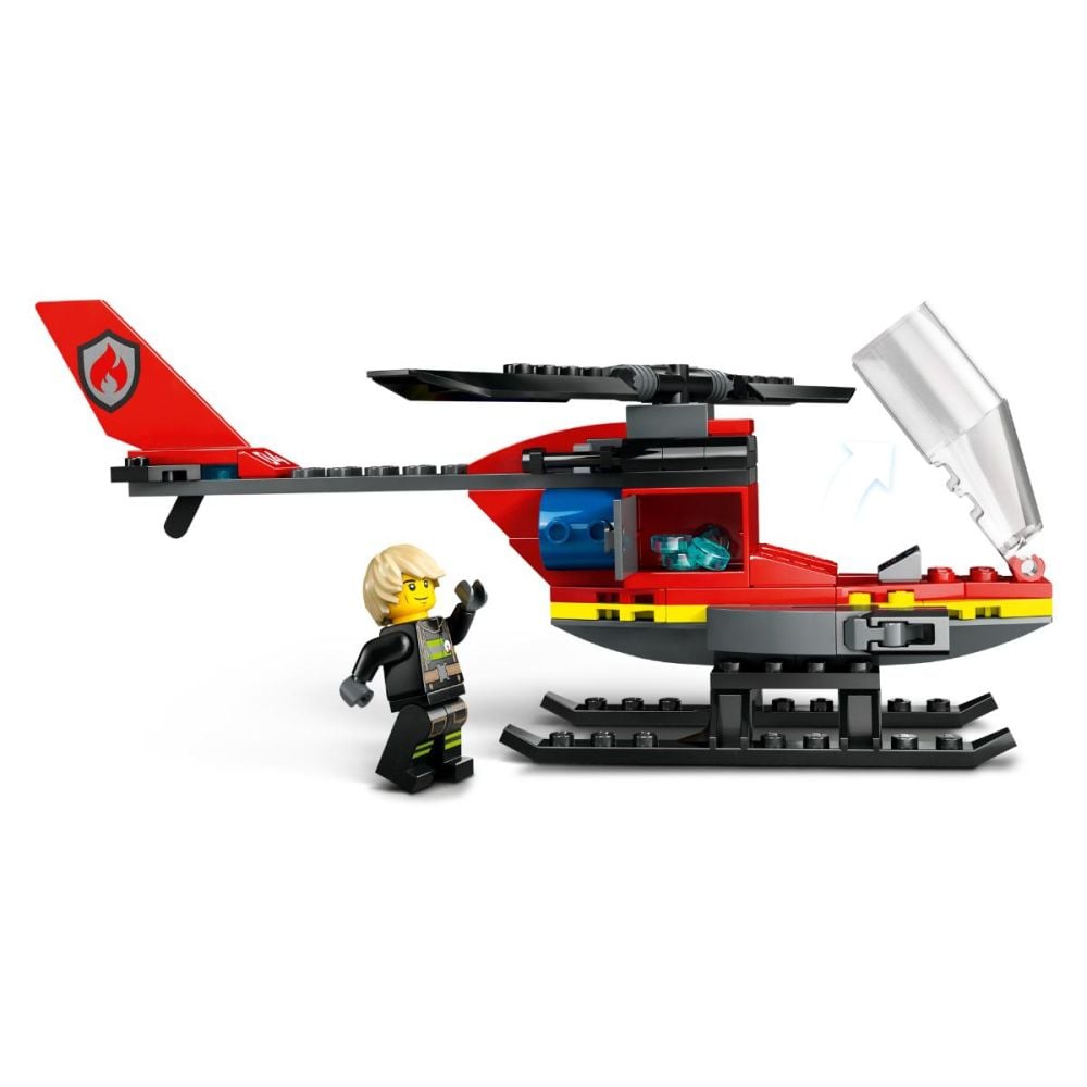 LEGO® City - Спасителен пожарникарски хеликоптер (60411)