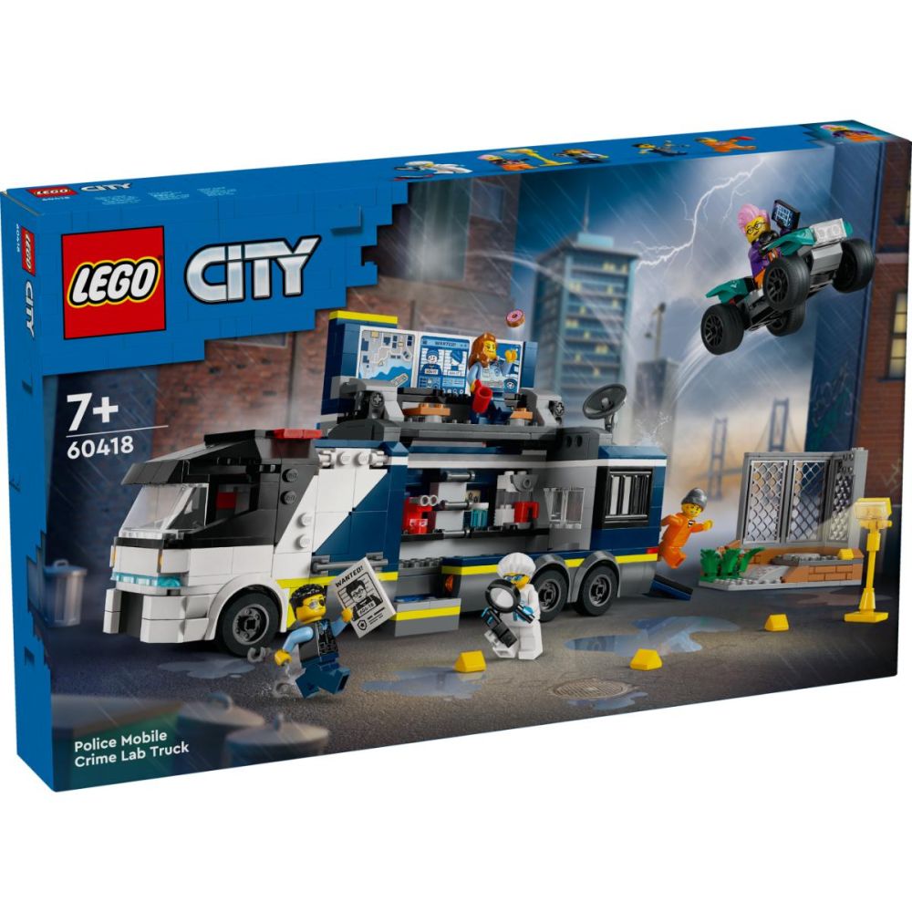 LEGO® City - Камион с мобилна полицейска лаборатория (60418)