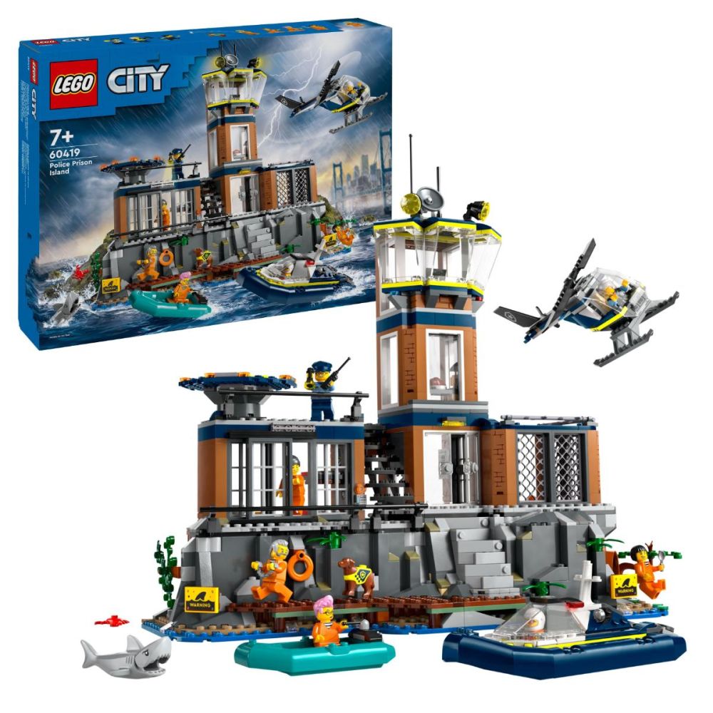 LEGO® City - Затворническият остров на полицията (60419)