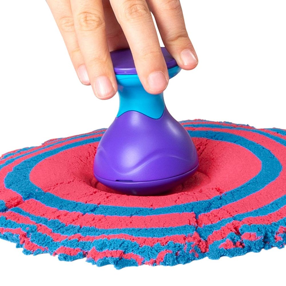 Комплект от 10 аксесоара и пясък Sandtastic Kinetic Sand