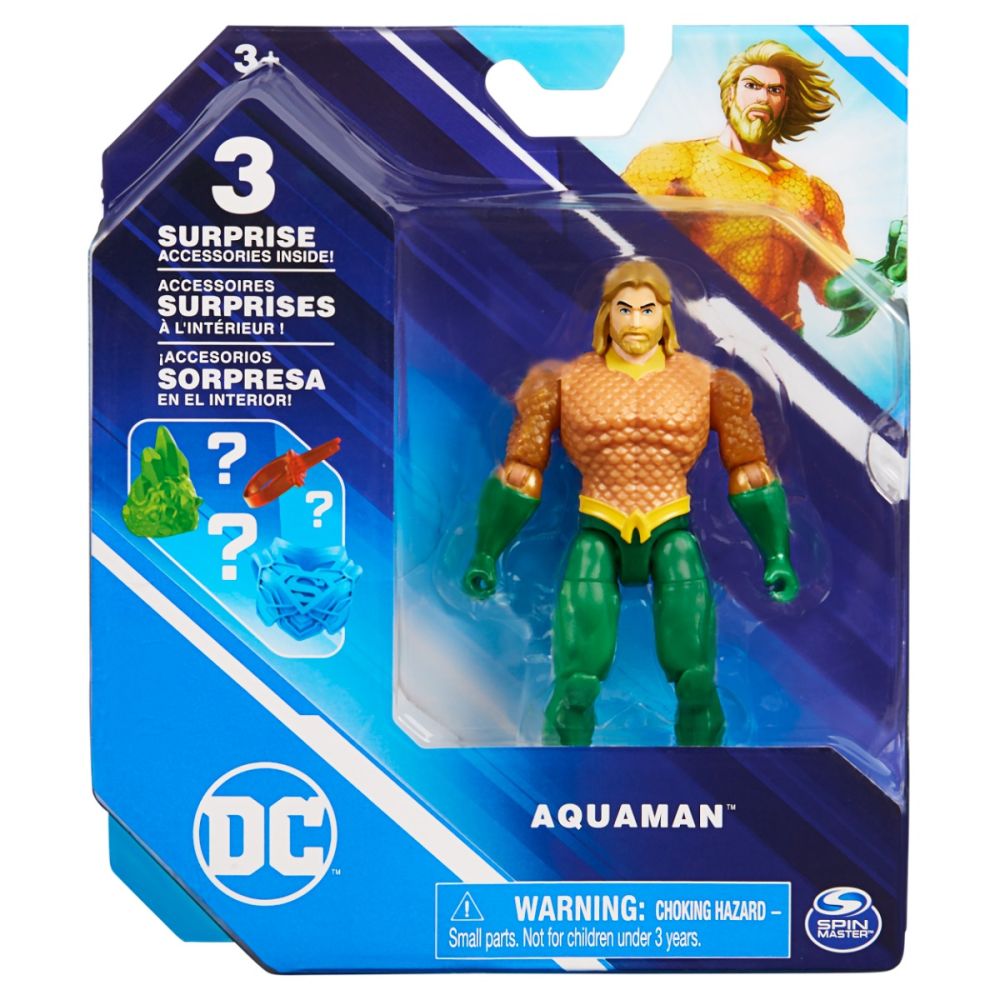 Фигурка с 2 аксесоара изненада, DC Universe, Aquaman, 10 см, 20137129