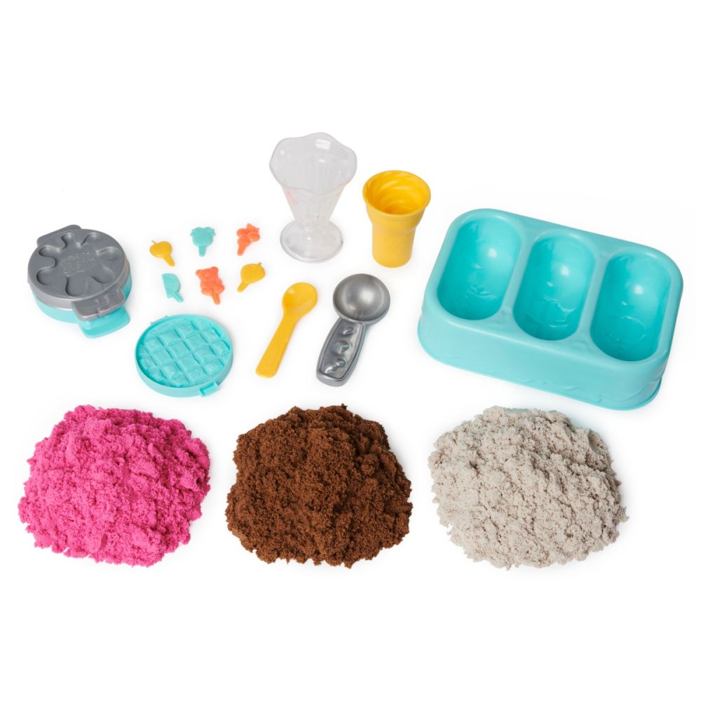 Творчески комплект Kinetic Sand, Ice Cream Treats