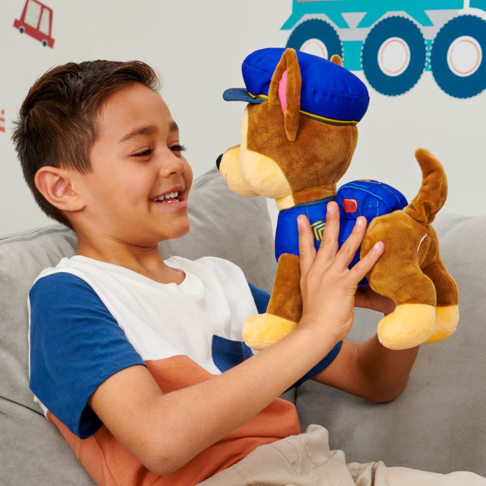 Интерактивна плюшена играчка със звуци, Paw Patrol, Chase, 20136452