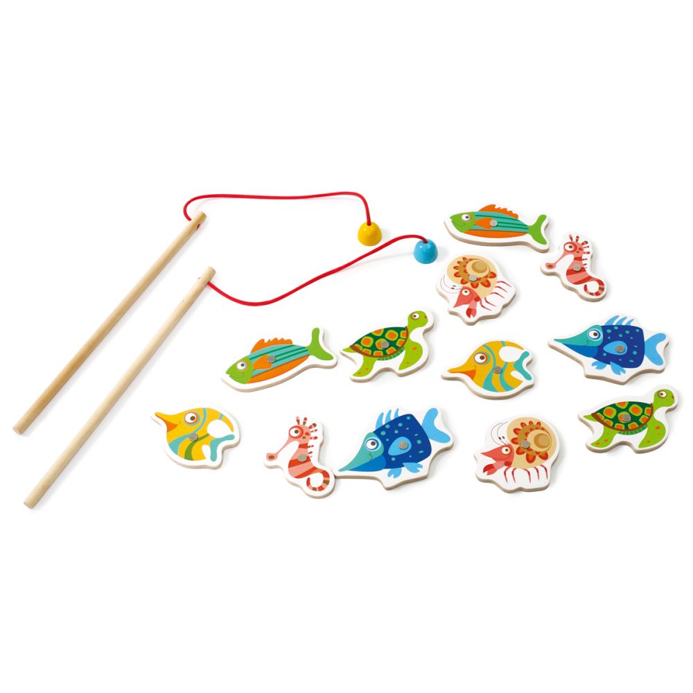 Интерактивна игра 3 в 1 Scratch (Риболов, Домино, Игра Памет)