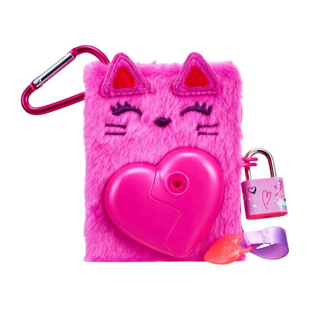 Мини комплект дневници с аксесоари, Real Littles, S4, Розово коте