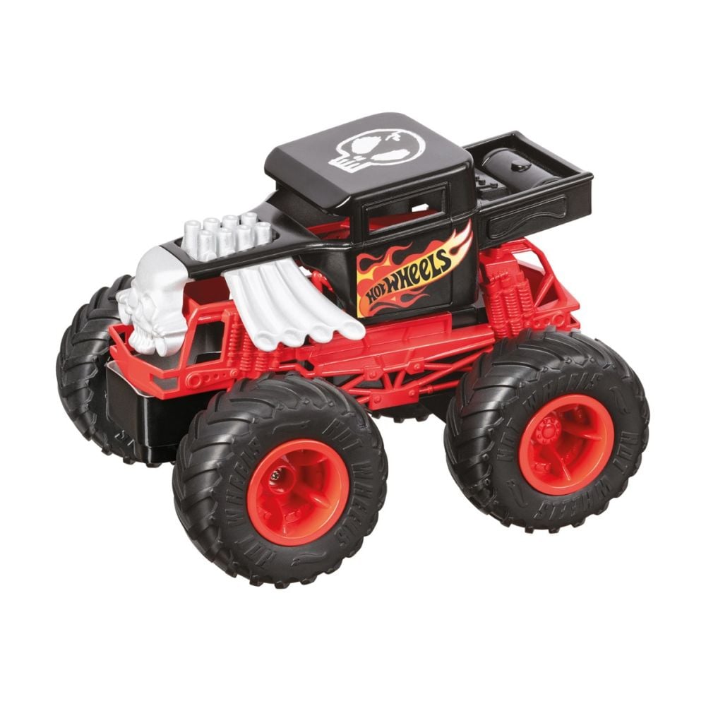 Кола с дистанционно Hot Wheels Monster Trucks, Bone Shaker