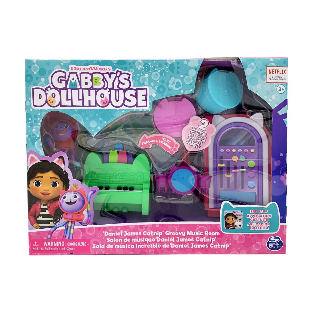Комплект за игра, Кухня с аксесоари, Gabbys Dollhouse
