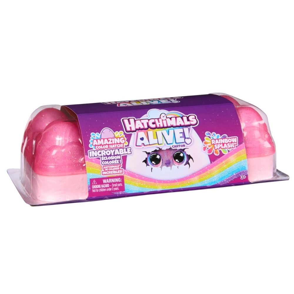 Комплект 5 фигурки изненада в кофраж, Hatchimals, Rainbow Splash, 6069777