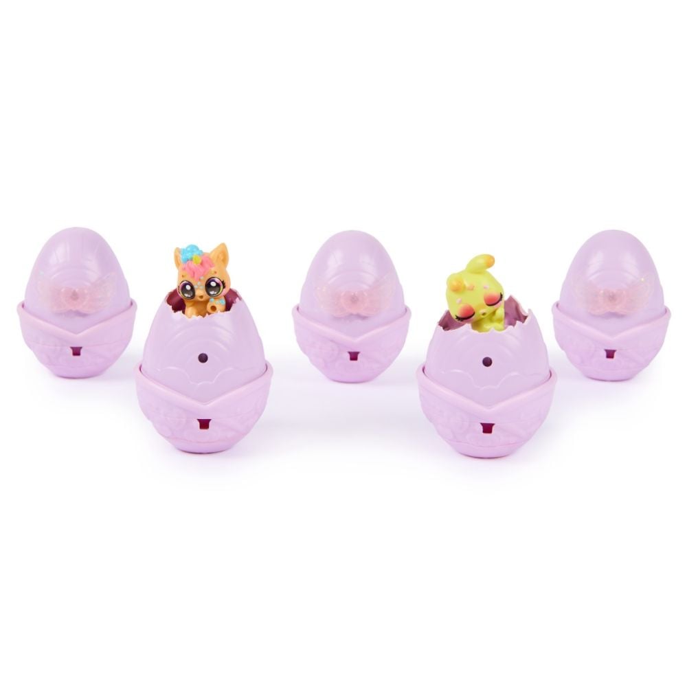 Комплект 5 фигурки изненада в кофраж, Hatchimals, Rainbow Splash, 6069777