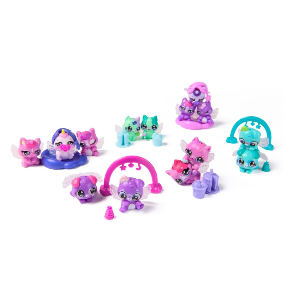 Комплект фигурки изненада в яйце, Hatchimals, Fizzy Color Surprise, 6069778