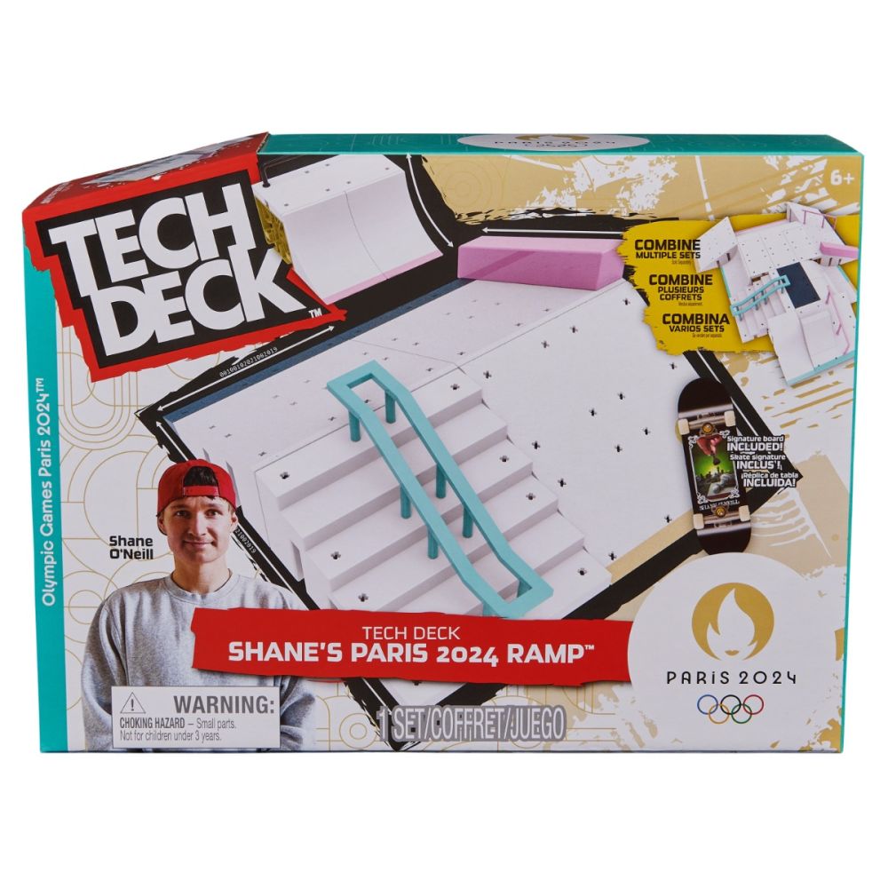 Комплект за игра, Tech Deck, Olympic Park Paris 2024, Shane O Neil, 20147130